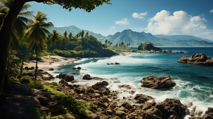 Tropical Paradise. Captivating Views of Exotic Natural Landscapes