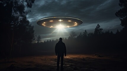UFO encounter in the night.