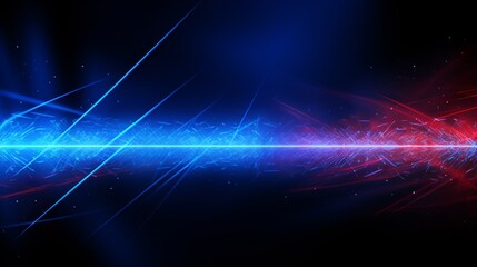 Particle motion effect vectorRed blue special effect, speed police line. Magic of moving fast lines. Laser beams, horizontal light rays. Particle motion effect. Vector