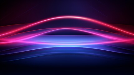 Fototapeta premium realistic neon lights lines background vector design illustration