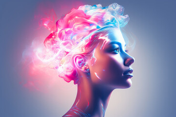 Character Visualization: Abstract Light Bulb Merge