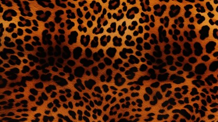 Seamless leopard texture, leopard fur, animal pattern