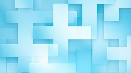 Obraz premium Abstract medical health white cross pattern blue background. Graphic illustrations healthcare technology and science concept.