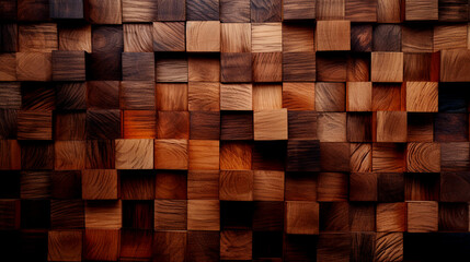 A brown and tan background with a square wooden pattern