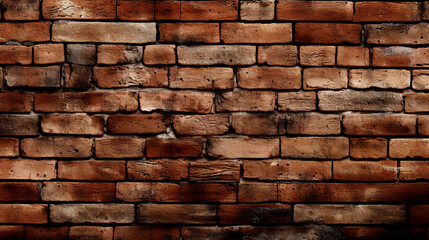 Fototapeta premium A brick wall with a dark background