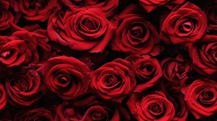 Blooming Elegance: Immerse yourself in the enchanting allure of a natural red roses seamless background.