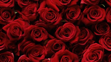 Blooming Elegance: Immerse yourself in the enchanting allure of a natural red roses seamless background.