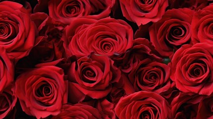 Blooming Elegance: Immerse yourself in the enchanting allure of a natural red roses seamless background.