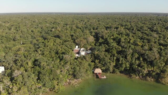 Bacalar mexico mansion in the forest