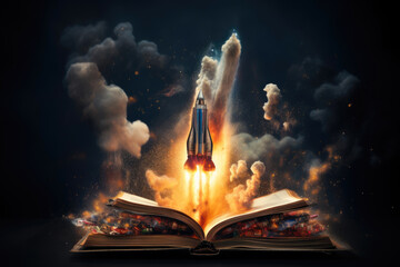 Imagination Ignited: Rocket Soars from Book