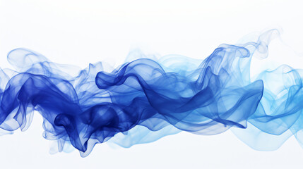 Fototapeta na wymiar blue smoke cloud ink paint 3d rendered abstract art background wallpaper illustration