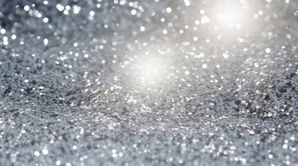 Silver glitter seamless background