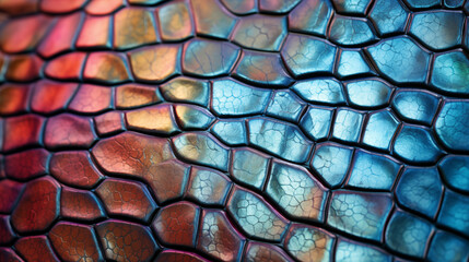 A close up of a lizard skin pattern