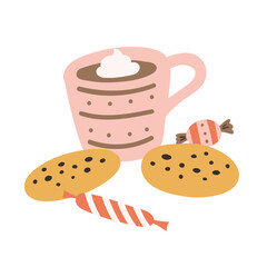 Coffee With Sweet Snacks