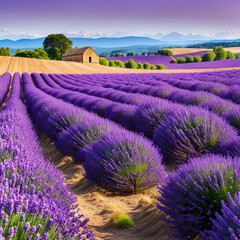 Sunny Lavender Fields