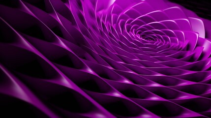 Mesmerizing Purple Abstract Spiral Design with Gradient Shades and Light Effects