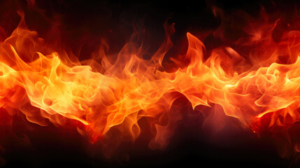 Fiery Eruption: Dynamic Flame Texture