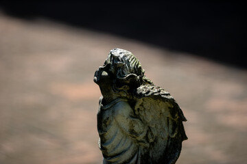 Angel statue still life