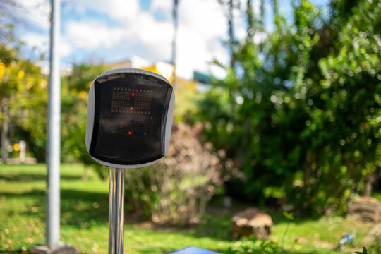 Sensor door car paking in soft light