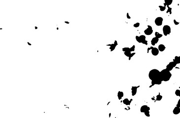 Rustic grunge vector texture with grain and stains. Abstract noise background. Weathered surface. Dirty and damaged. Detailed rough backdrop. Vector graphic illustration with transparent white. EPS10.