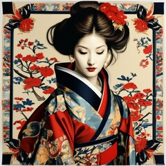 girl in kimono