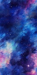 Mesmerizing Night Sky: A Colorful and Blurred Background of Stars