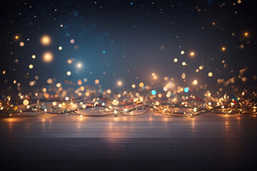 Christmas background with shining particles. Holiday concept . New fireworks