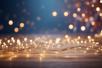 Christmas background with shining particles. Holiday concept 