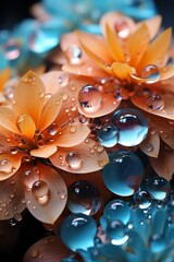 color photo of a macro photo an intimate closeup AI generated illustration