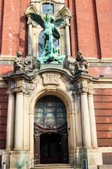 Fototapeta na wymiar Saint Michael's Church in Hamburg, Germany