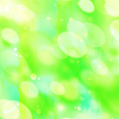 Obraz premium Green bokeh background for seasonal, holidays, event and celebrations