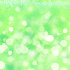 Green bokeh background for seasonal, holidays, event and celebrations