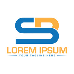 SB Letter Logo Design Unique and Modern Logo Design 