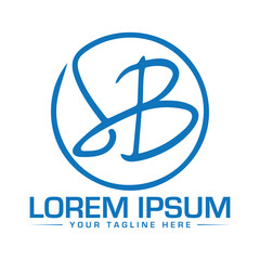 SB Letter Logo Design Unique and Modern Logo Design 
