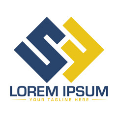 SF Letter Logo Design Unique and Modern Logo Design