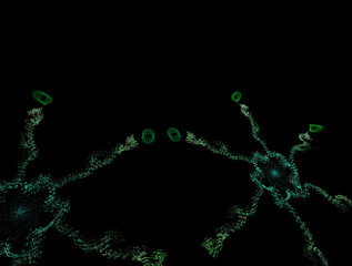 Imaginatory fractal abstract background Image