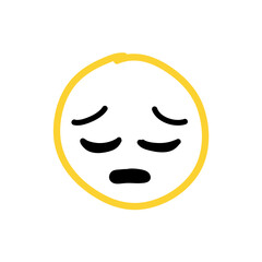 emoticon hand drawn vector