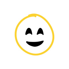 emoticon hand drawn vector