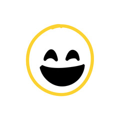 emoticon hand drawn vector