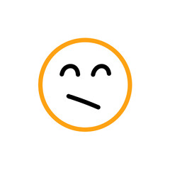 Hand drawn emoji. Doodle emoticons, smile face sketch