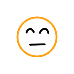 Hand drawn emoji. Doodle emoticons, smile face sketch