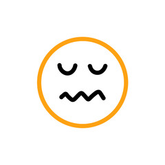 Hand drawn emoji. Doodle emoticons, smile face sketch