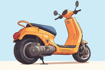 electric scooter highlighting its robust tires for better grip
