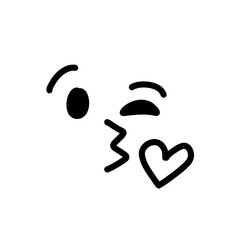 Vector Doodle emoticon