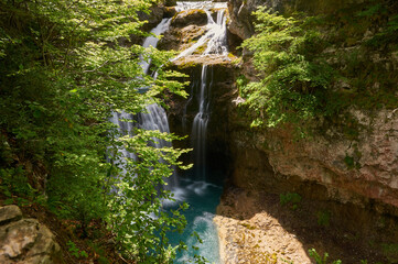 La Cueva waterfall. Ordesa Natural park.
