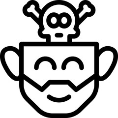 Skull Icon.