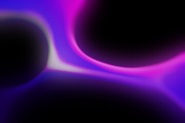 Colorful abstract waves retro purple and pink grainy gradient background noise texture effect Fluid shape poster design