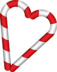 Christmas rectangle frame.Candy cane border with striped lollipop pattern. Xmas and new year template.transparent, png