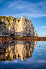 The sea arch at Etretat, Normandy, France