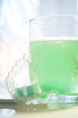 Invisible bracket aligners